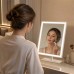 12-Inch LED Makeup Mirror, 3 Light Modes, Dimmable, 10X, White